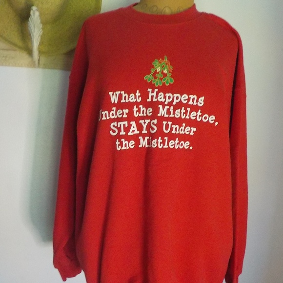 Red Size Sweatshirt (Unisex) - Picture 1 of 5